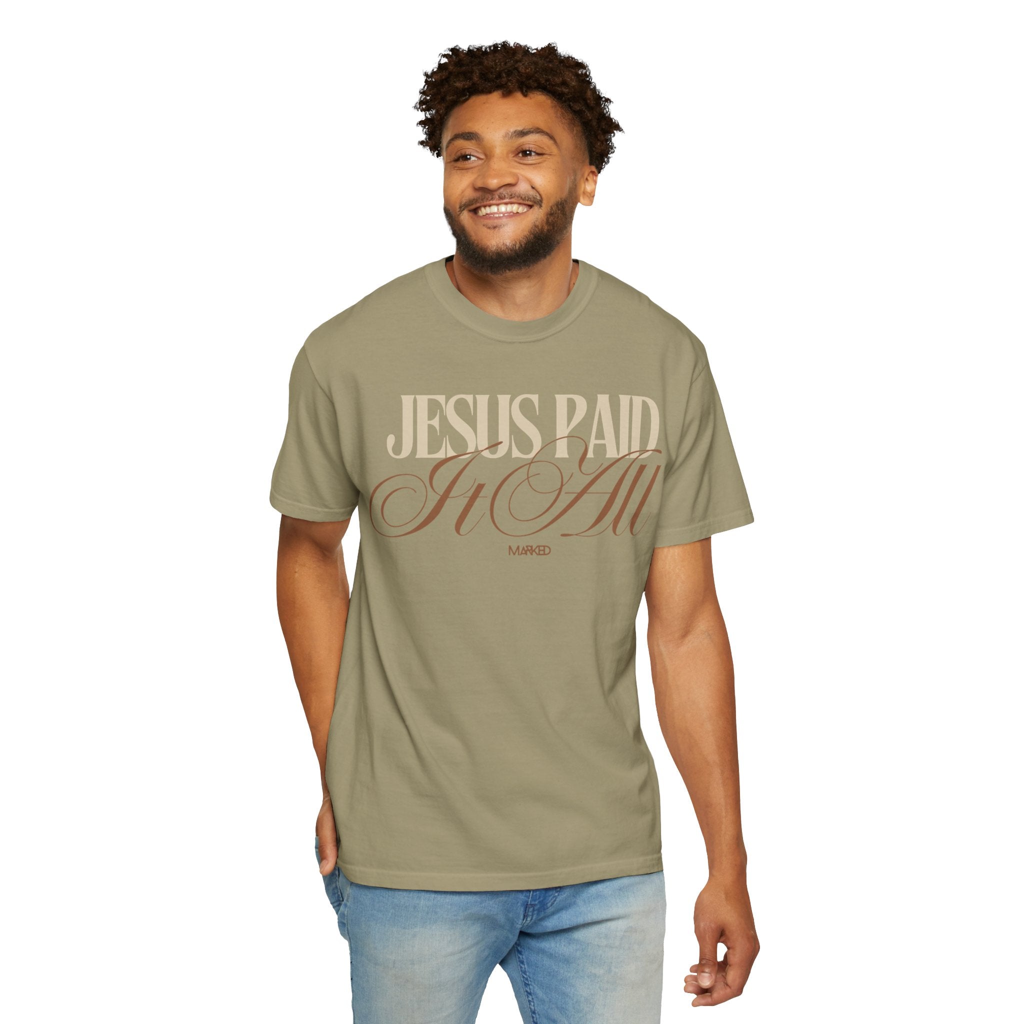 Jesus Paid It All Comfort Colors T-shirt