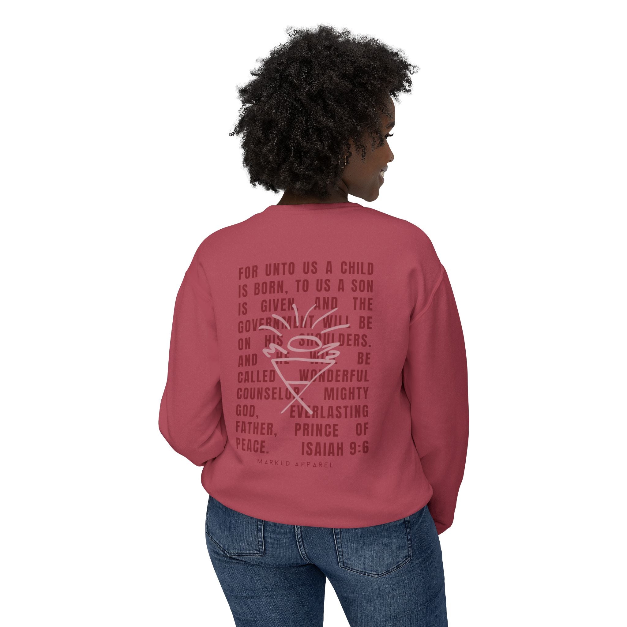 A SAVIOR Is Born Comfort Colors Sweatshirt