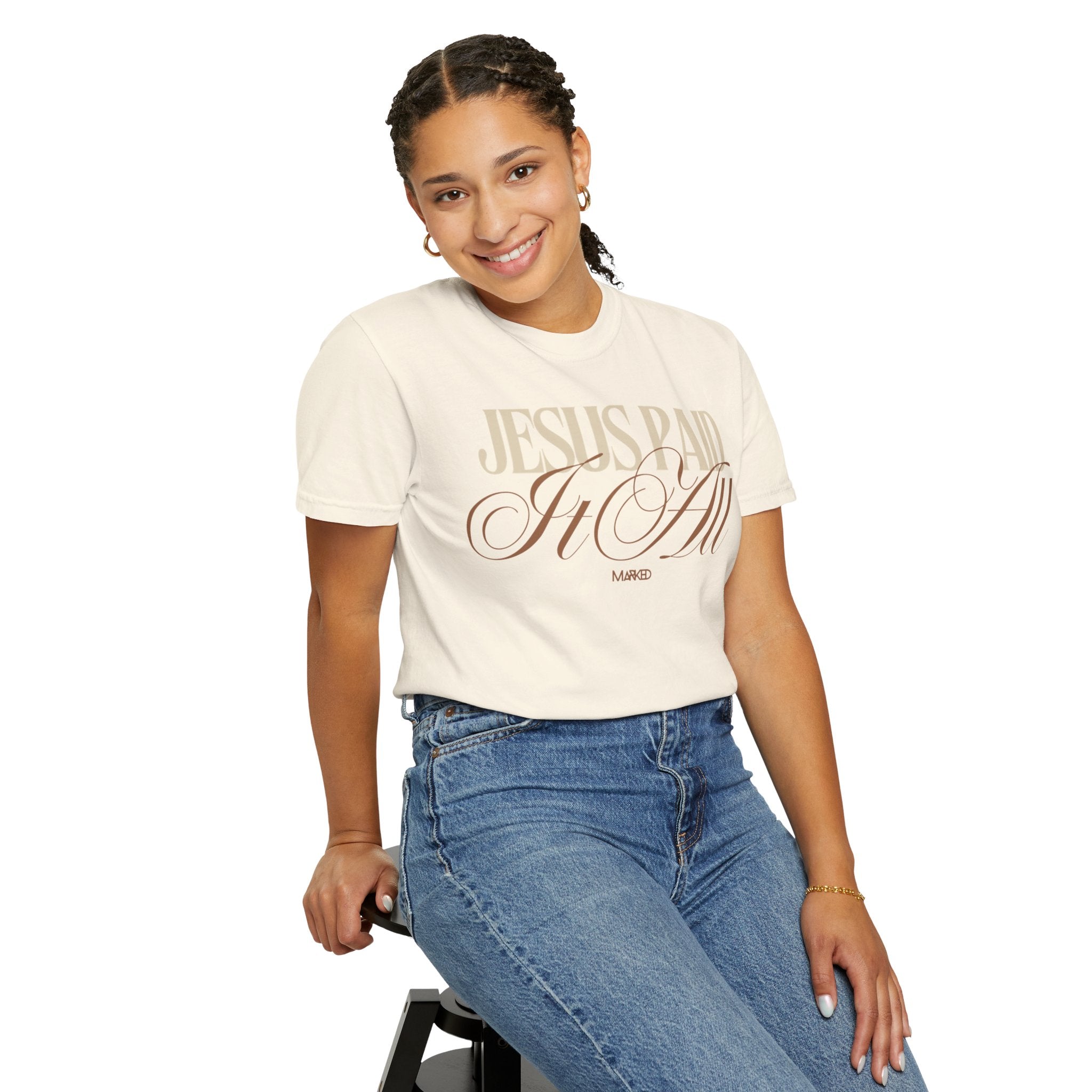 Jesus Paid It All Comfort Colors T-shirt