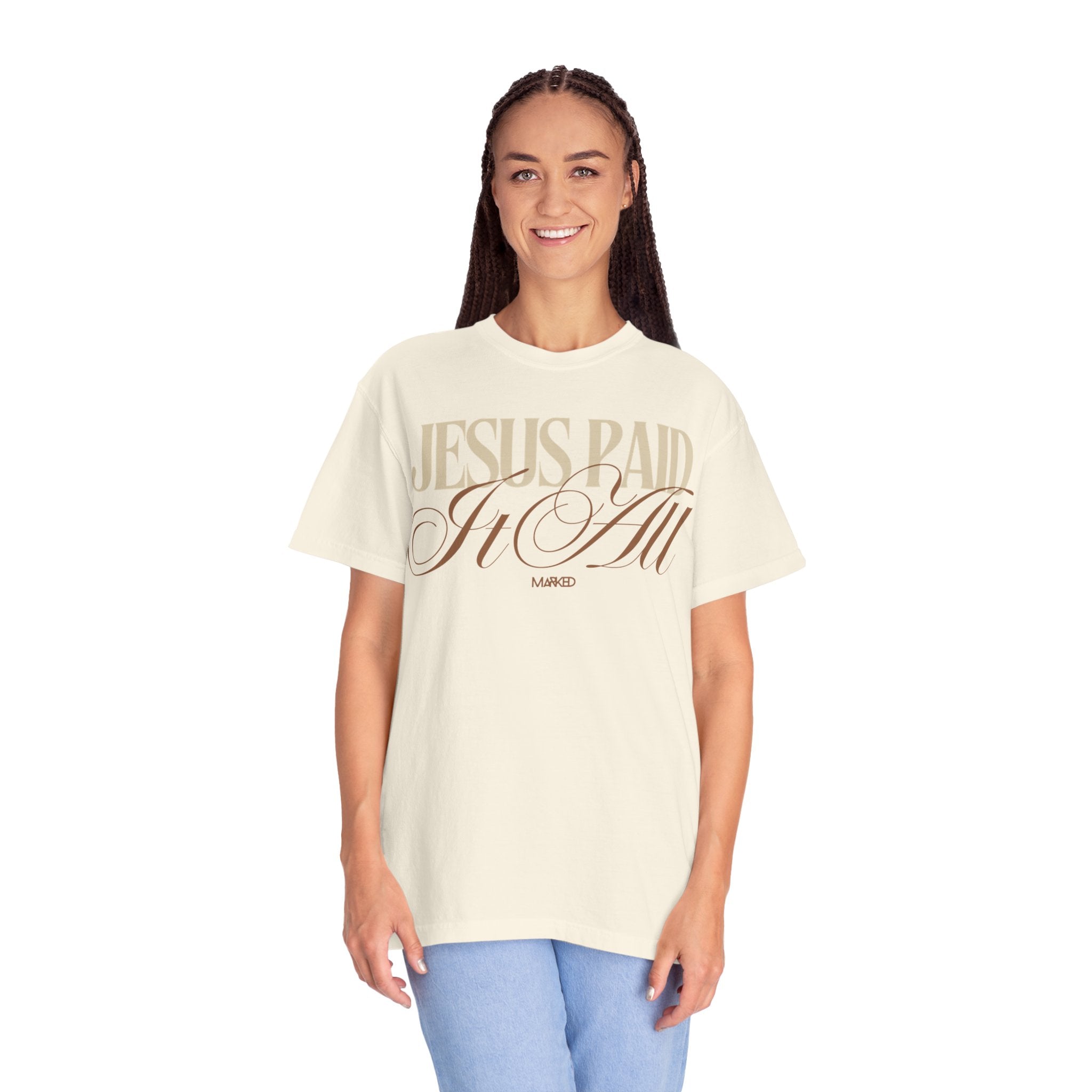 Jesus Paid It All Comfort Colors T-shirt