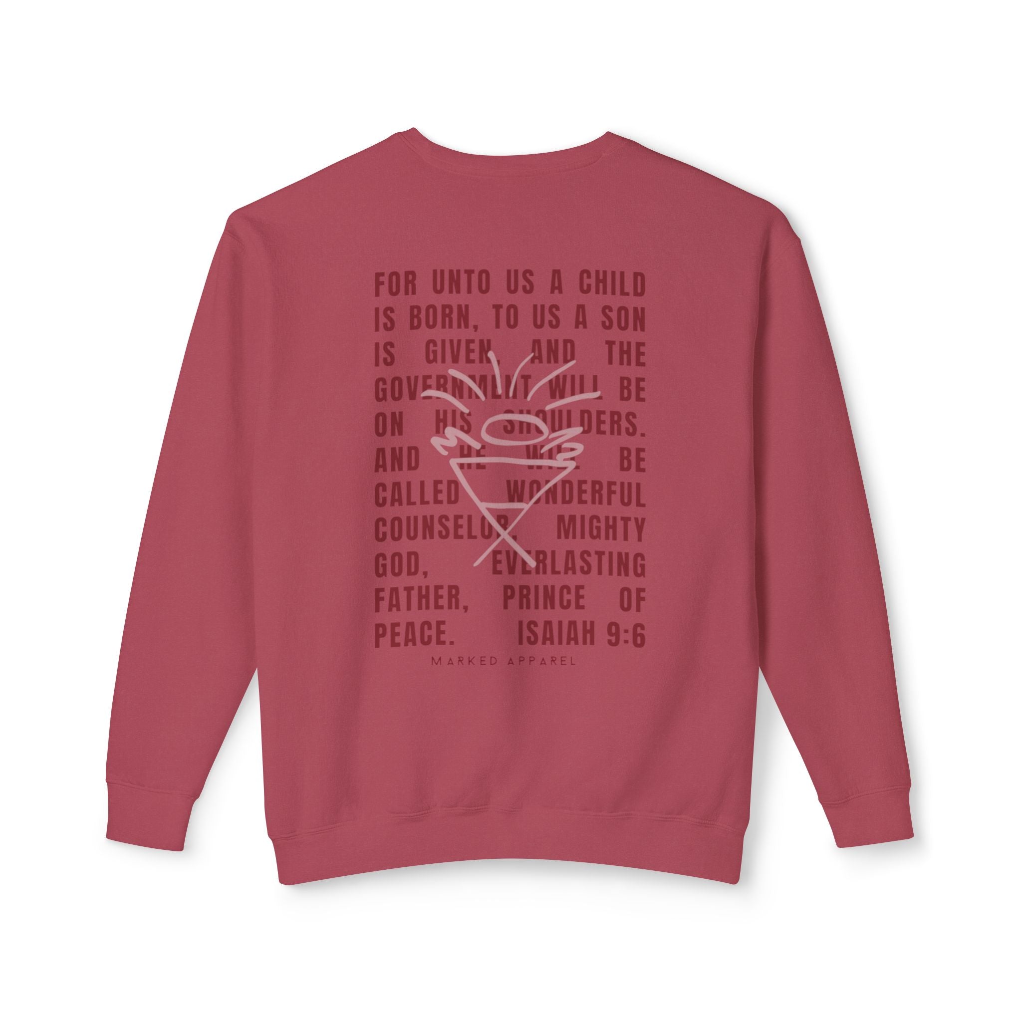 A SAVIOR Is Born Comfort Colors Sweatshirt