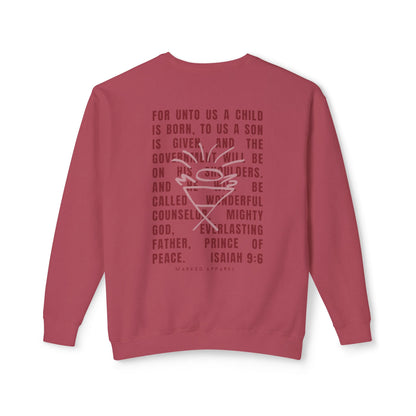 A SAVIOR Is Born Comfort Colors Sweatshirt