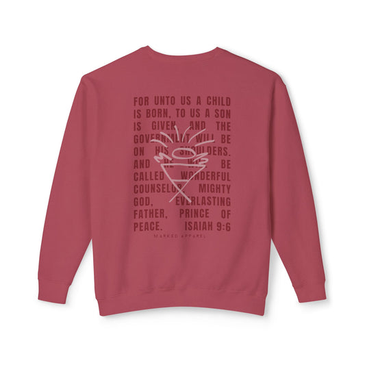 A SAVIOR Is Born Comfort Colors Sweatshirt