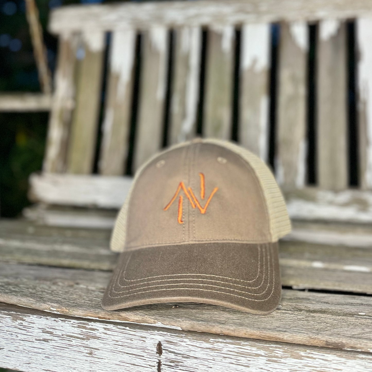 Arrows Brown/Tan Soft Mesh Back Hat