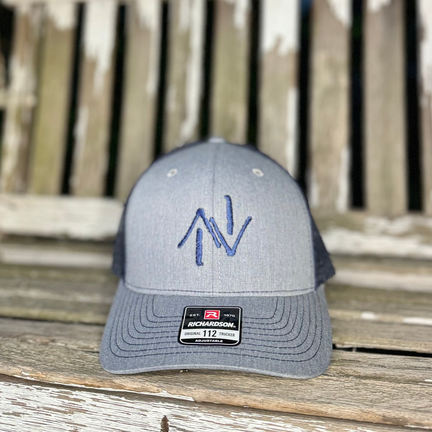 Arrows Navy/Blue Structured Mesh Back Hat